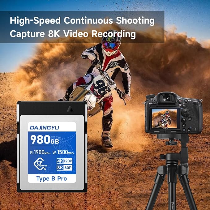 High Speed 980GB CFexpress Type B Memory Card 1900MB/s Read & 1500MB/s Write - Image 3
