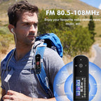 RUIZU 64GB USB MP3 Player with Bluetooth 5.3, Clip Jam Portable Music Player - Image 6