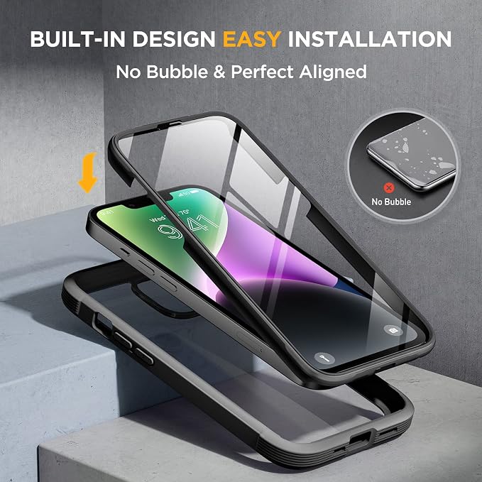 Miracase Designed for iPhone 14 Case 6.1 inch, Full-Body Protective Bumper - Image 4