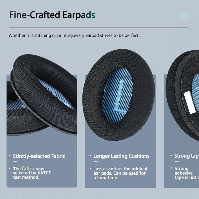 Fabric Comfort -Wzsipod Ear Pads - Image 2