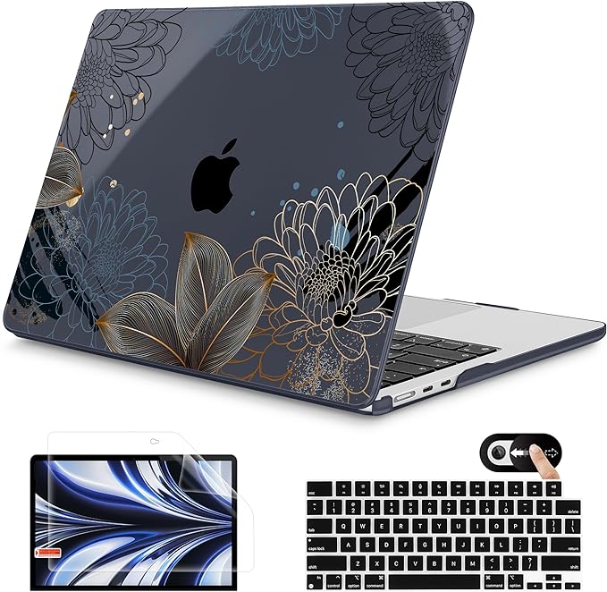 Mektron for 2025 M4 MacBook Air 13.6 Inch A3240 Case Fits 2023 A2681 M2 2024 by Mektron