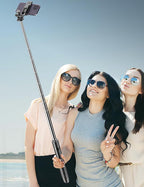 71" Phone Tripod & Selfie Stick, All in One Extendable Cell Phone Tripod - Image 8