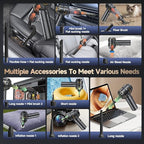 Car Vacuum Portable Cordless, Foldable Handheld Vacuum - Image 4