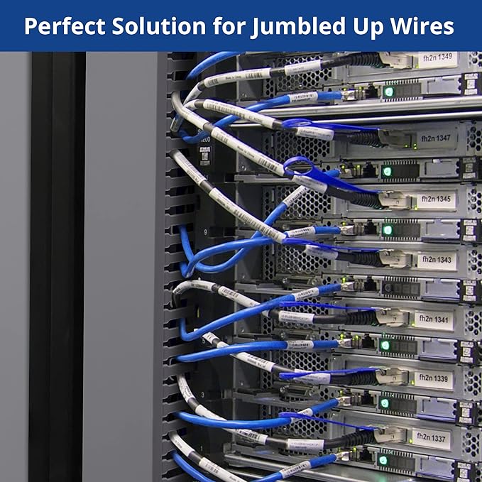 ZhiYo 99in Professional Server Rack Cable Management Raceway, H2in x W2in Cable - Image 4
