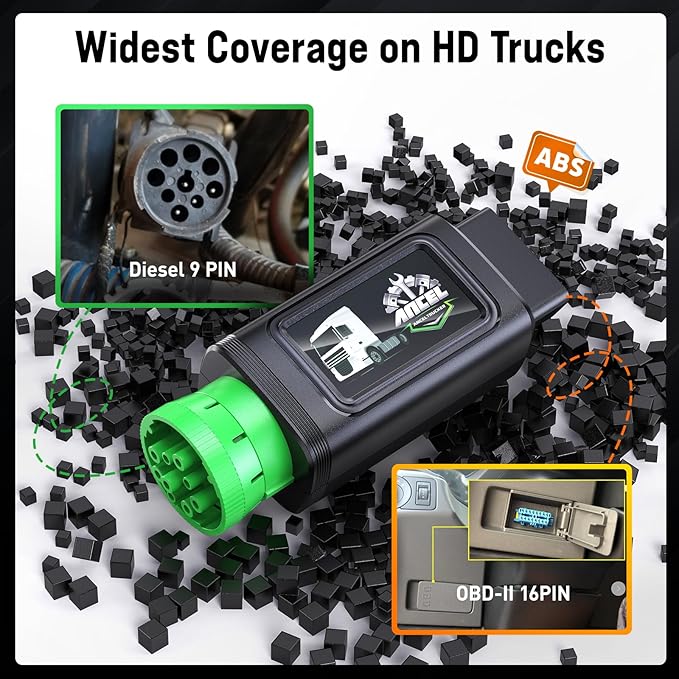 ANCEL HD110 Heavy Duty Truck Scanner - Image 8