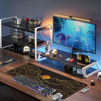 Golden Mountain and Moon Desk Mat, Large Luxury Gold Line Art Gaming Keyboard - Image 6