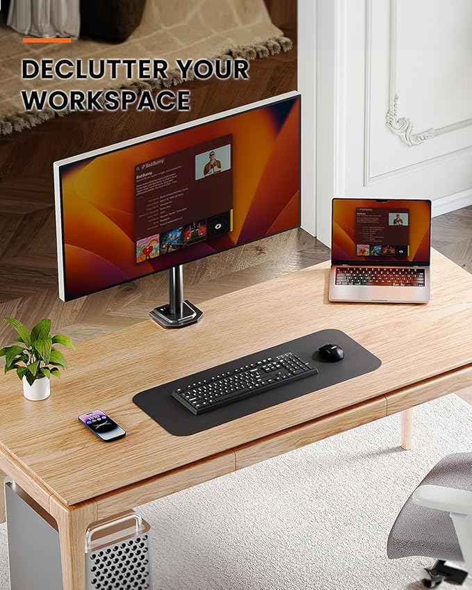 Ergear Monitor Mount for Most 13-32" Computer Screens up to 17.6lbs, Improved - Image 6