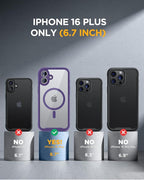 Miracase Magnetic for iPhone 16 Plus Case Full-Body Phone - Image 7