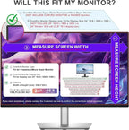 FILMEXT [2 Pack Removable 24 Inch Computer Privacy Screen Filter - Image 3