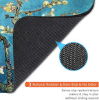Square Mouse Pad Apricot Flower, Personalized Premium-Textured Custom Mouse Mat - Image 5