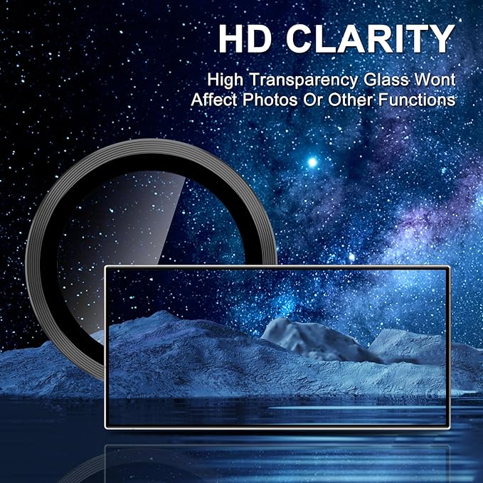 for Samsung Galaxy S25 Ultra Camera Lens Protector, Individual Metal Ring - Image 4