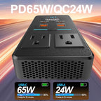 300W Car Power Inverter, DC 12V to 110V AC Car Plug Adapter - Image 2