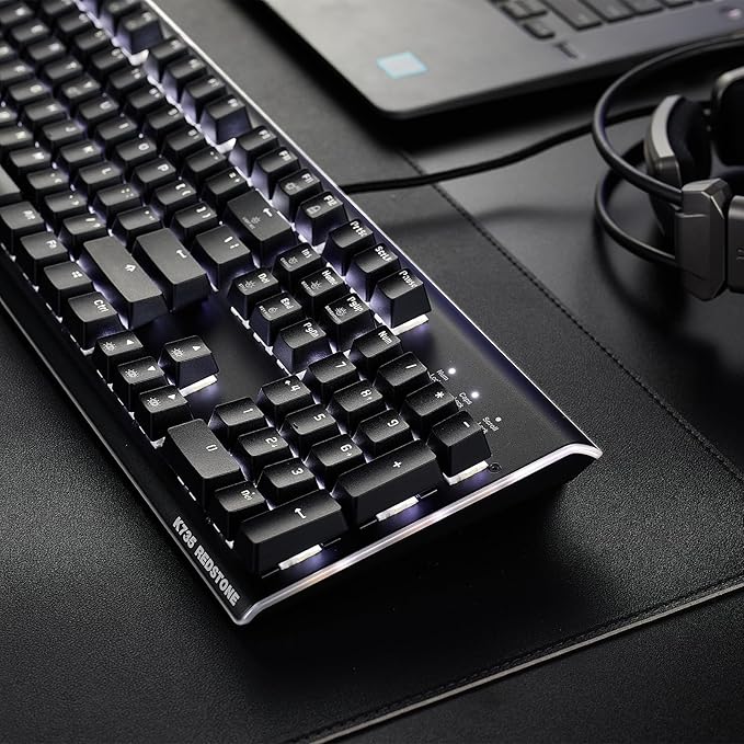 Hexgears GK735 Mechanical Gaming Keyboard Kailh Box White Switch 104 Keys ABS - Image 4