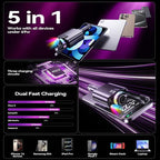 Retractable Car Charger with Aromatherapy and Starlight, 5 in 1 USB C Car - Image 4