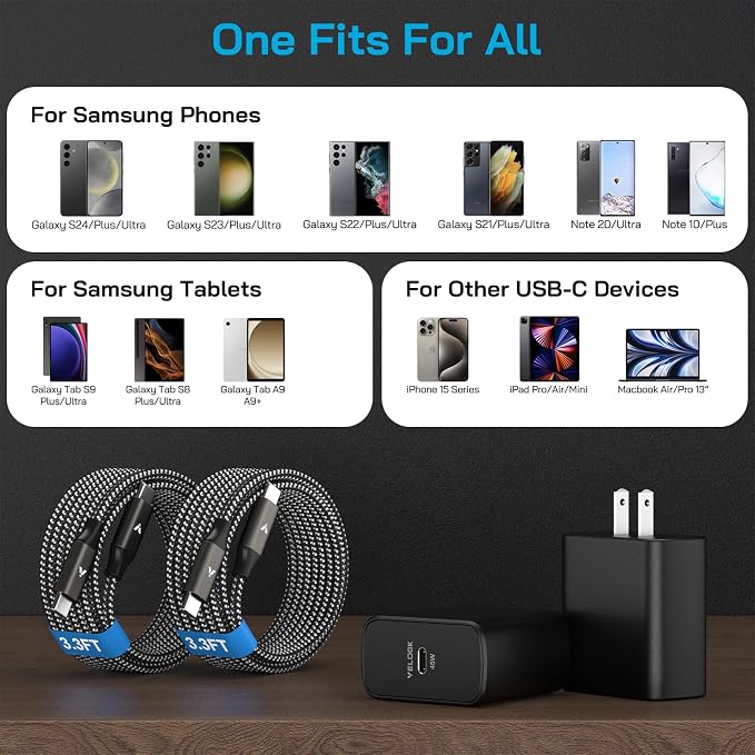 45W Super Fast Charger USB C, 45 Watt Type-C Android Phone Charger Fast - Image 4