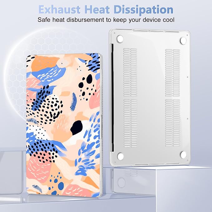 May Chen for New MacBook Pro 13 Case 2022 2020 Release, Plastic Crystal Hard - Image 5
