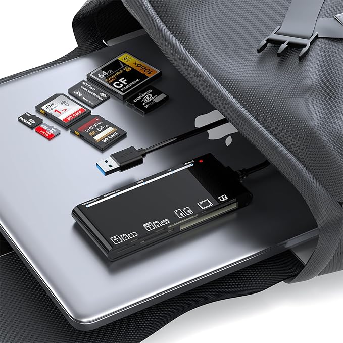 xD-Picture Card Reader USB 3.0, 7-in-1 Memory Card Reader/Adapter - Image 3
