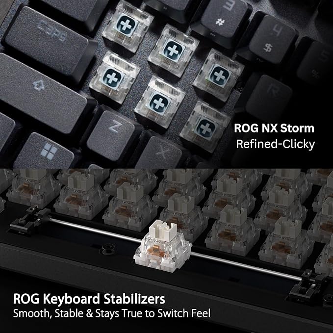 ASUS ROG Strix Scope II 96 Wireless Gaming Keyboard, Tri-Mode Connection - Image 7