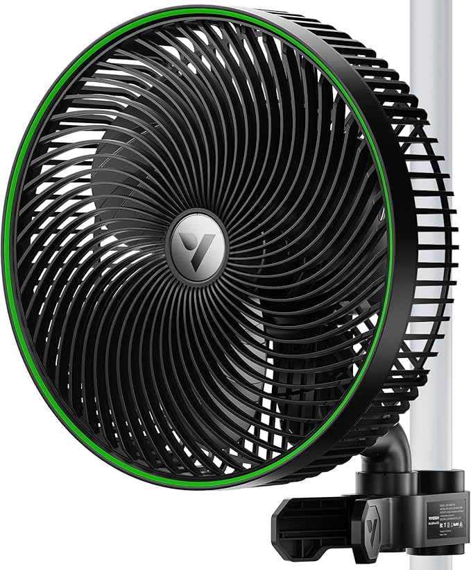 VIVOSUN AeroWave E9 Grow Tent Fan 9”, EC Motor, WiFi-Controllable, US Patented by VIVOSUN