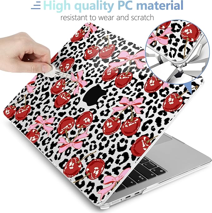 MEEgoodo Case for M4/M3/M2 MacBook Air 13.6 inch Case 2025 2024 2022, Fit Model - Image 4