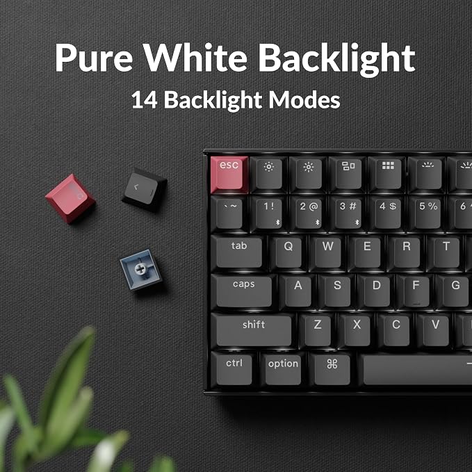 Keychron K2 75% Layout QMK Wireless and Wired Options Mechanical Keyboard Super - Image 4