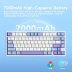 KEEBMONKEY WOBKEY Rainy 75 CNC Aluminum HMX/JWK/Cocoa Switches Triple-Mode - Image 3