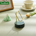 Marble Phone Stand with Metal Holder, Charging Available While Using, Swipe Up - Image 5