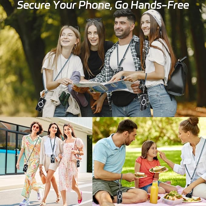 3-in-1 Adjustable Phone Lanyard Crossbody Cell Phone Neck Strap Universal - Image 4