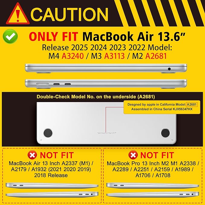 May Chen for MacBook Air 13.6 inch Case A3240 M4 A3113 M3 A2681 M2 - Image 2