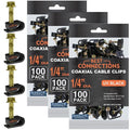 BEST CONNECTIONS Coaxial Cable Clips by BESTCONNECTIONS