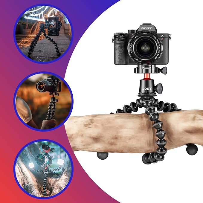 JOBY GorillaPod 3K PRO Kit, Flexible Professional Aluminium Tripod - Image 2