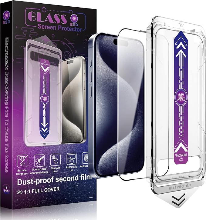 2 Pack Screen Protector Tempered Glass by SHANG+PIN+JIA