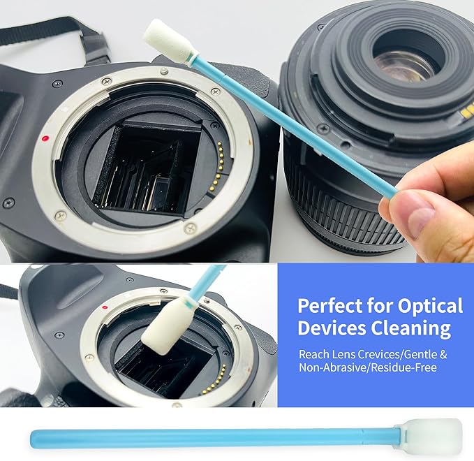 5.9" Foam Cleaning Swabs Lint-Free Lab/Printer/Optical Printheads 100 Pcs Foam - Image 5