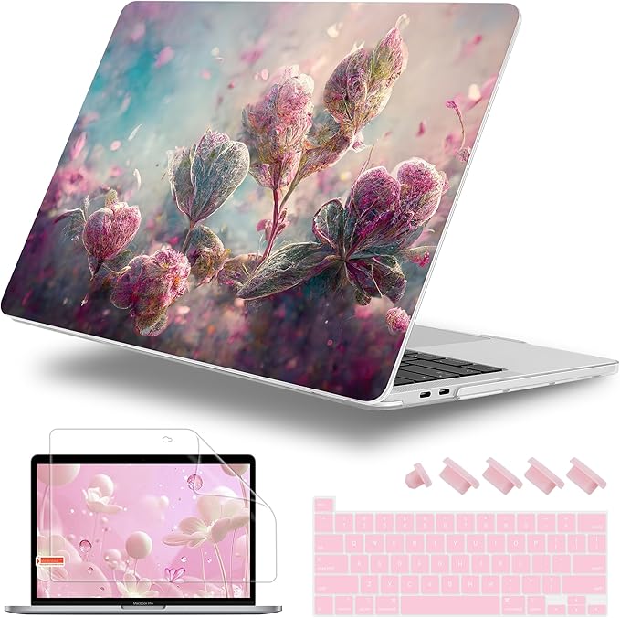 Case for MacBook Pro 13 inch with/Without Touch Bar, Hard Shell + Keyboard by WelcomeViseNewitems
