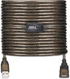 LDKCOK USB 2.0 Type A Male to A Female Active Repeater Extension Cable 50ft by LDKCOK