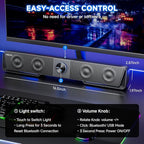 Jeecoo A40 Bluetooth Computer Speakers - Image 5
