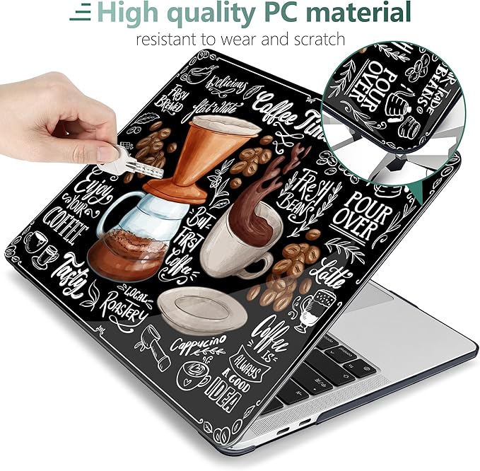 MEEgoodo Case for MacBook Pro 13 inch Case 2022 2021 2020 New A2338 M2/M1 A2251 - Image 3