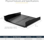 StarTech.com 2U Server Rack Shelf - Image 2