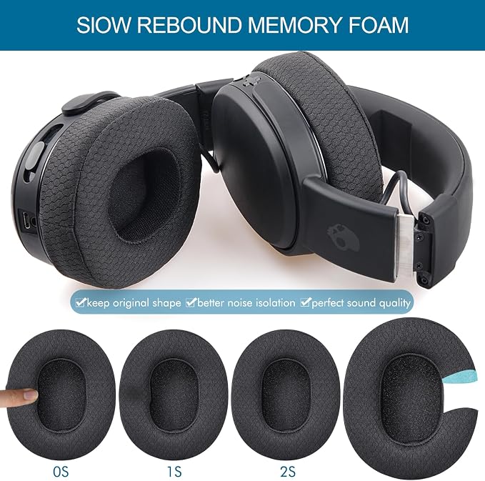 GEVO Ear Pads Replacement for Skullcandy Hesh 3 Hesh EVO Hesh ANC Headphone - Image 4