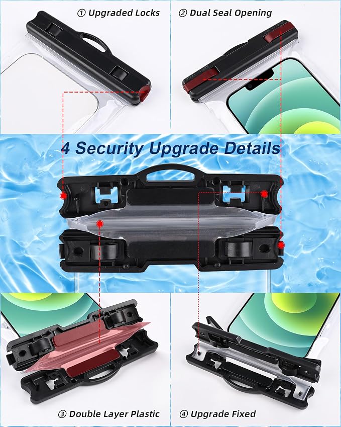 Waterproof Phone Pouch for Cruise Essentials 2025, Beach Vacation Essentials - Image 3