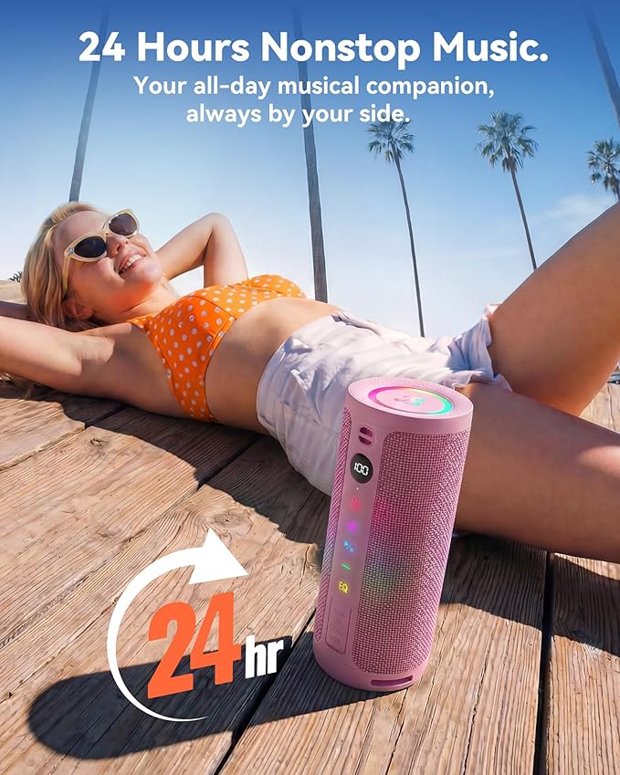 BassBloom Roar 3 Portable Bluetooth Speaker, 20W Powerful Sound - Image 7