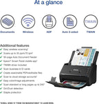 Epson Workforce ES-500W II Wireless Color Duplex Desktop Document Scanner - Image 2
