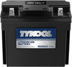 51913/51814 LiFePO4 Lithium Motorcycle Battery, Digital Readout, Fits by TYKOOL
