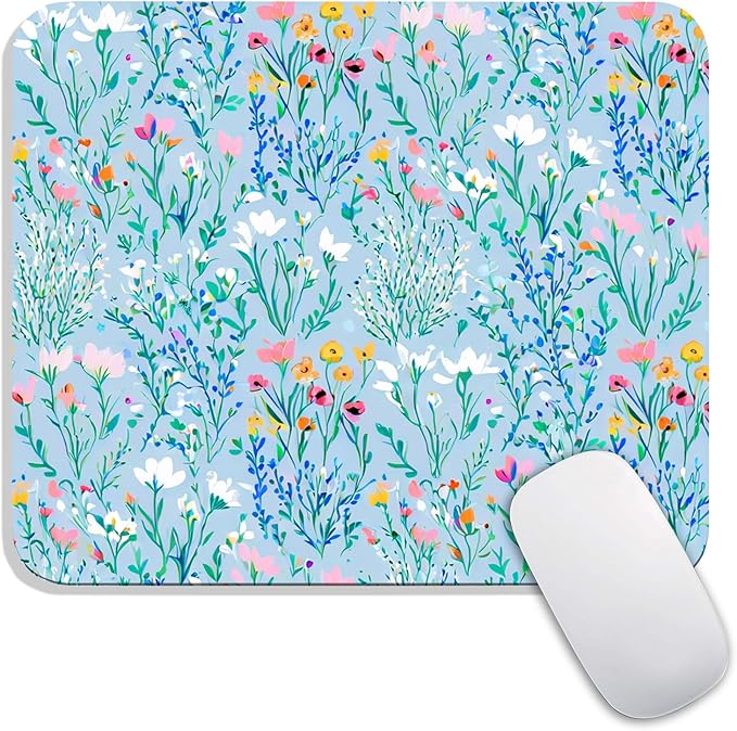 Square Mouse Pad Plants, Personalized Premium-Textured Custom Mouse Mat Design by Armanza