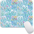Square Mouse Pad Plants, Personalized Premium-Textured Custom Mouse Mat Design by Armanza