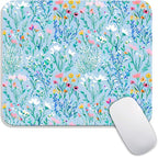 Square Mouse Pad Plants, Personalized Premium-Textured Custom Mouse Mat Design by Armanza