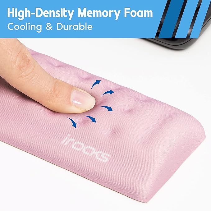 i-Rocks Memory Foam Keyboard Wrist Rest - Image 5