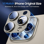 UniqueMe for 3 Pack iPhone 15 Pro/iPhone 15 Pro Max Camera Lens Protector - Image 5