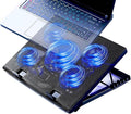 Laptop Cooling Pad 17inch 15.6 14 13 12inch Gaming Cooler Pad Chill Mat 5 Quiet by KEROLFFU