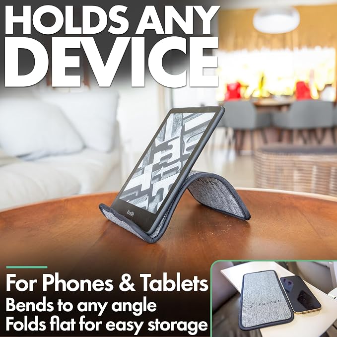 Folden Phone & Tablet Holder Stand 9x5” – Flexible Stand - Image 4